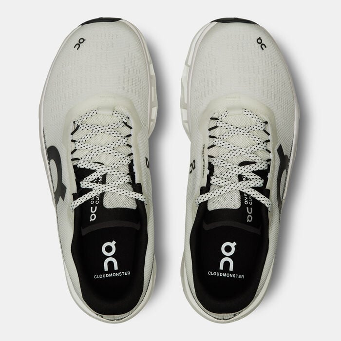 On Women's Cloudmonster 2 Running Shoes White On Women's Cloudmonster 2 Running Shoes White image number 4