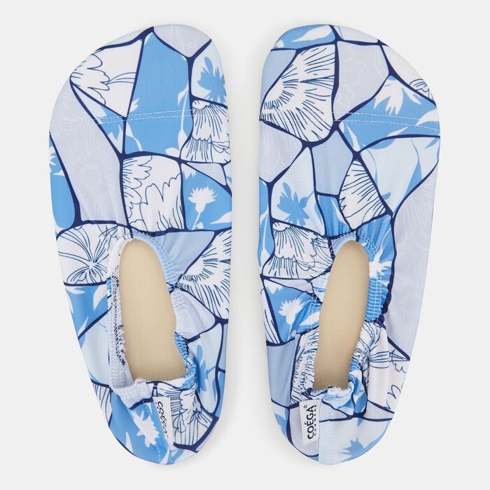 COEGA Women's Allover Print Pool and Beach Shoes Blue COEGA Women's Allover Print Pool and Beach Shoes Blue image number 0