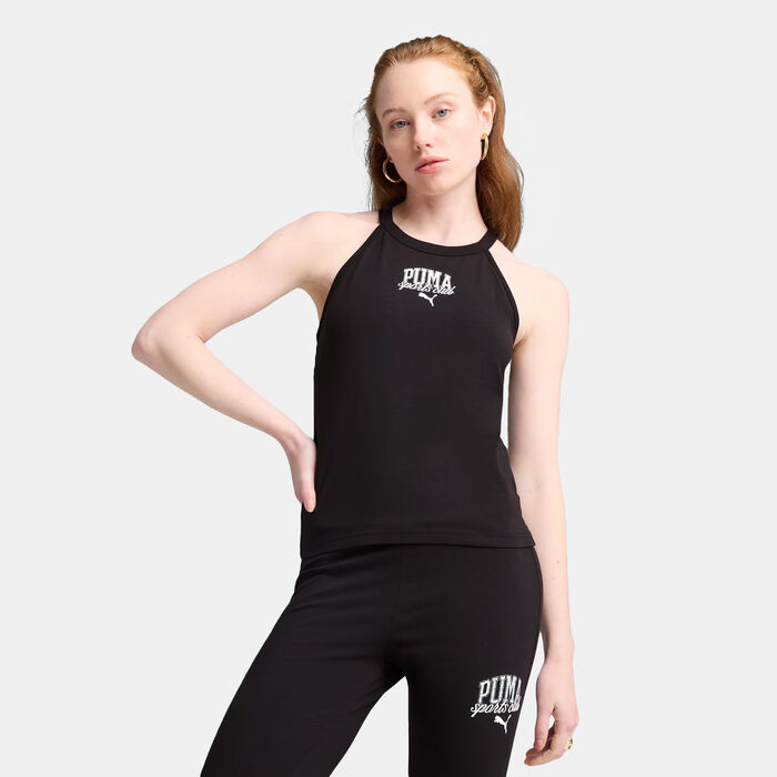 PUMA Women's Classic Tank Top Black PUMA Women's Classic Tank Top Black image number 0